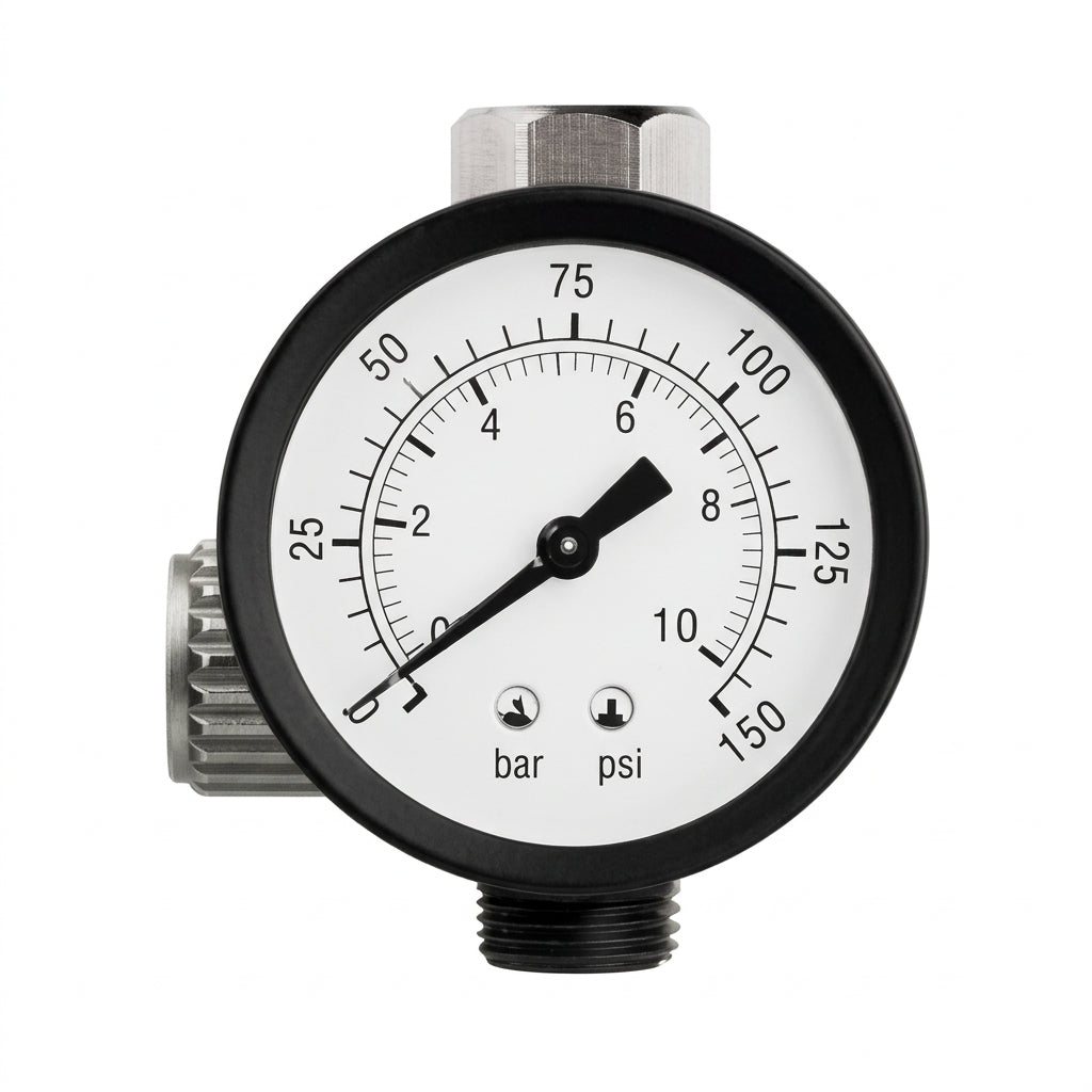 Werku WK501830 Regulador de Aire 0-10 Bar BSP 1/4" Manómetro