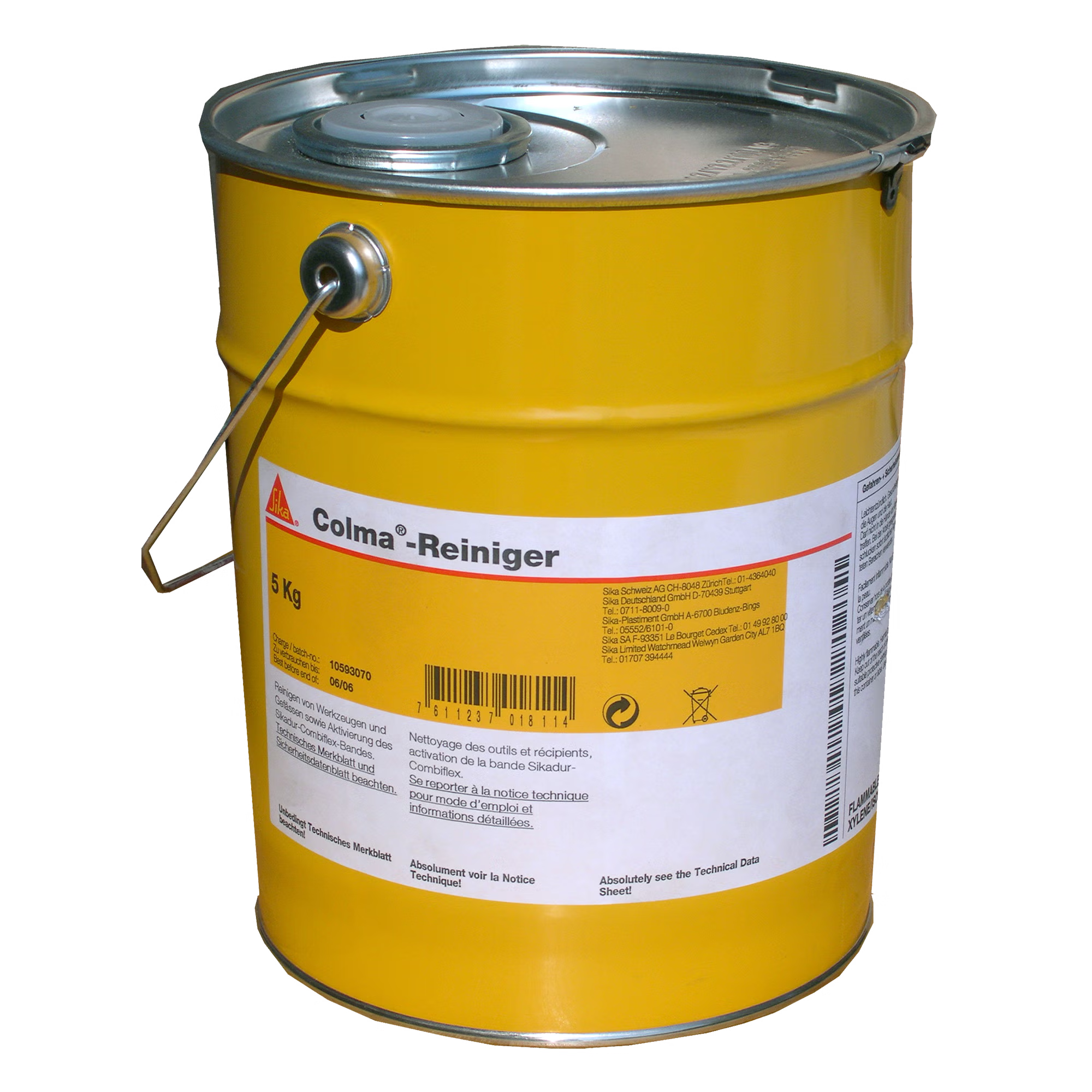 Sika Colma Limpiador disolvente para resinas bote 4 kg