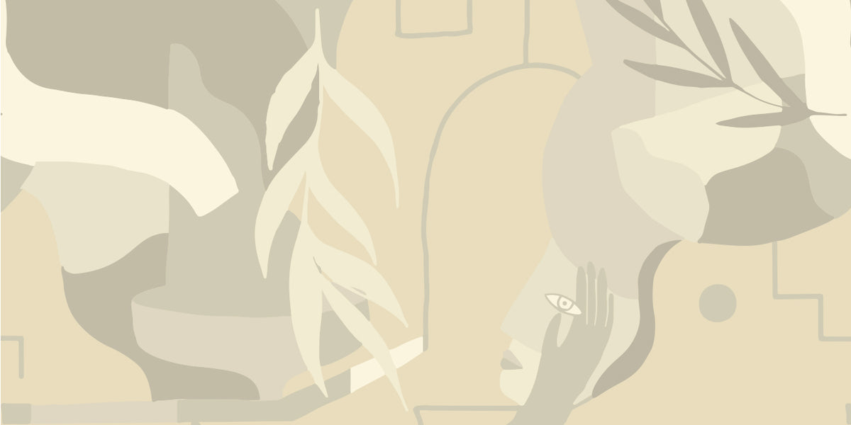 Contemplation Creme CTP02 — papel pintado Ressource Madi