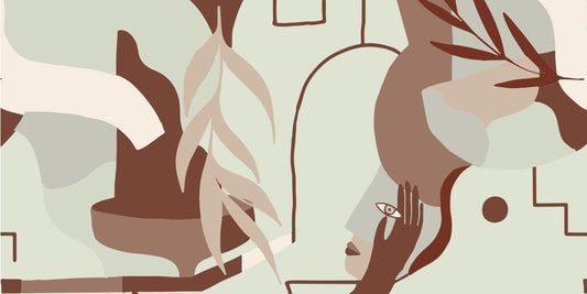 Contemplation Terracotta CTP03 — papel pintado Ressource Madi