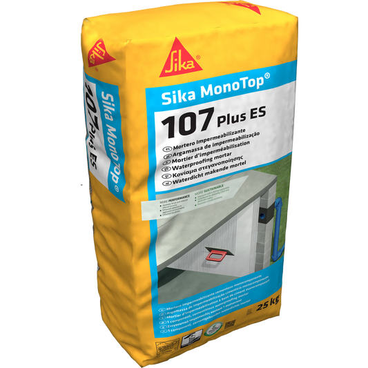 Sika MonoTop-107 Plus ES mortero impermeabilizante monocomponente en saco