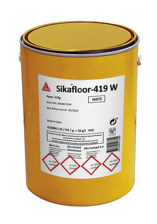 Sika Sikafloor-419 W sellador de poliuretano transparente al agua
