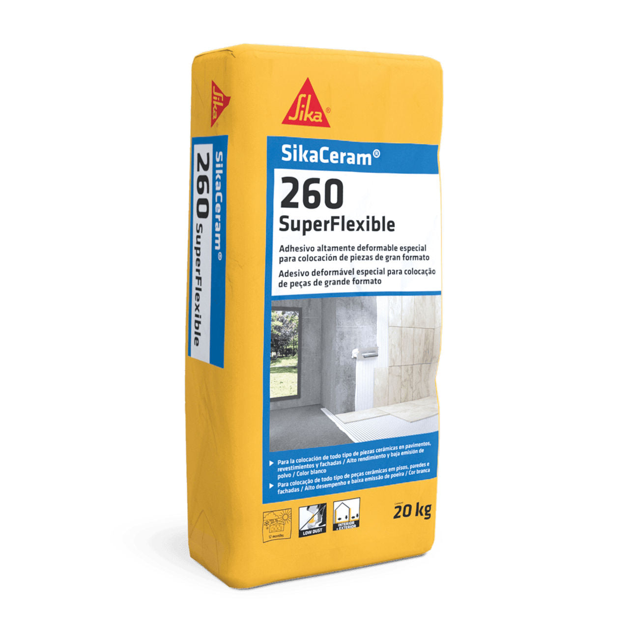 Sika SikaCeram-260 SuperFlexible adhesivo cementoso deformable S2