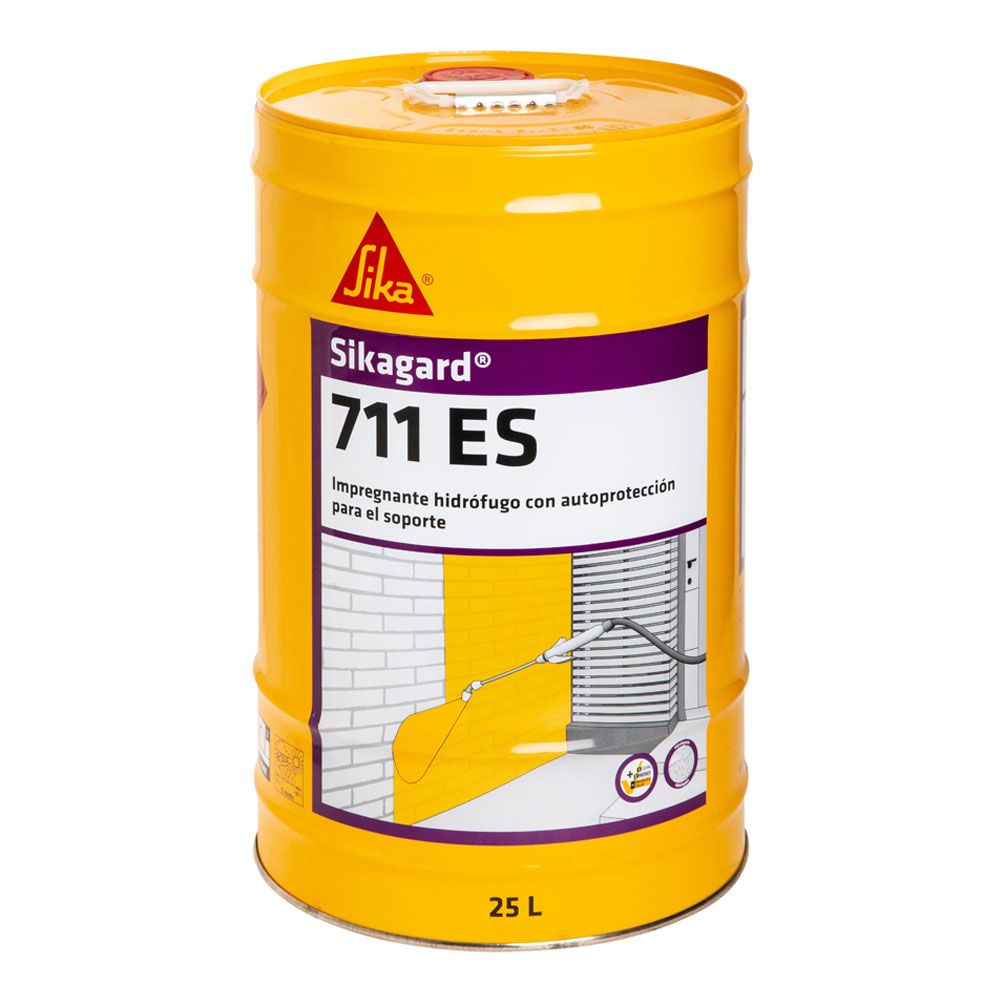 Sika Sikagard-711 ES hidrofugante incoloro para fachadas en cubo de 25 l