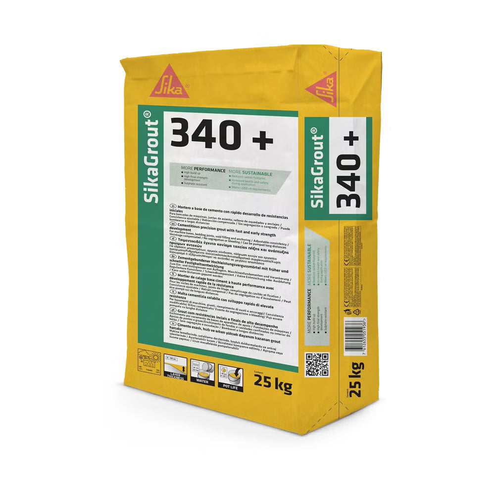 Sika SikaGrout-340+ grout cementoso en saco de 25 kg