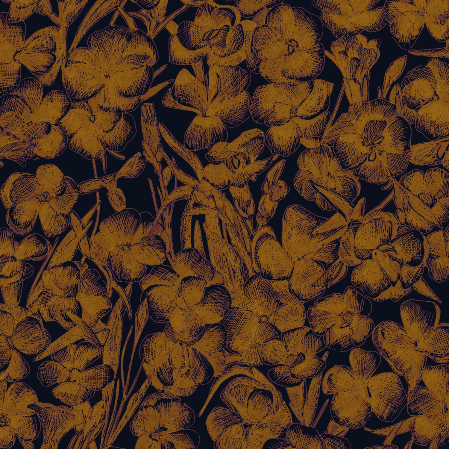 Estampe ES03 — papel pintado Ressource Faune & Flore