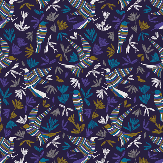 La Ronde Des Oiseaux LRDO01 — papel pintado Ressource Forestine