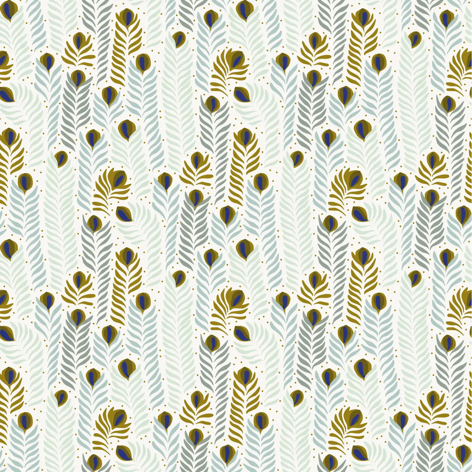 Demoiselles PAG04 — papel pintado Ressource Faune & Flore