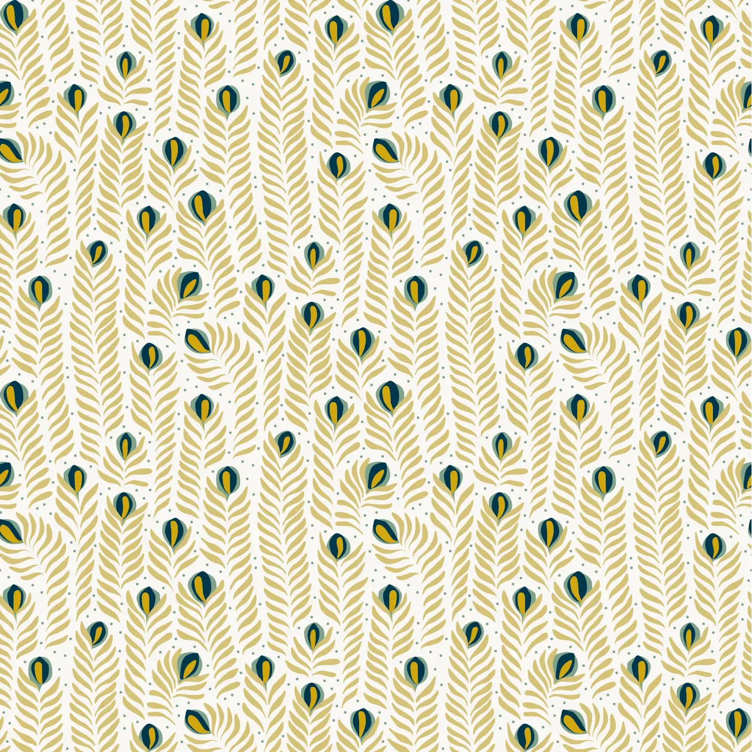 Demoiselles PAG05 — papel pintado Ressource Faune & Flore