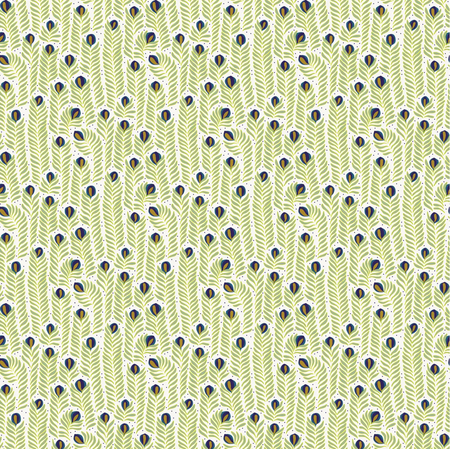 Demoiselles PAP06 — papel pintado Ressource Faune & Flore