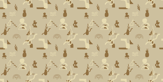 Picto Creme PICTO02 — papel pintado Ressource Madi