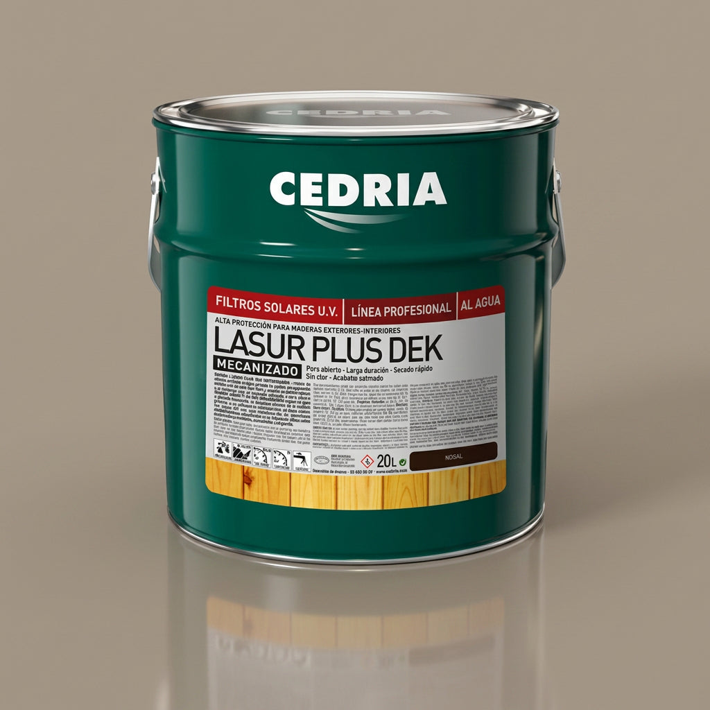 Cedria Lasur Plus Dek Mecanizado Satinado