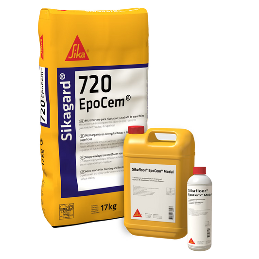 Sika Sikagard-720 EpoCem mortero epoxicemento lote 21 kg