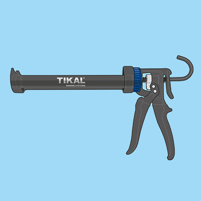 Pistolet à silicone professionnel Tikal HQ300