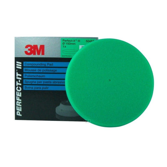 Capuchon de polissage en mousse verte 3M50487 velcro diam-150 pc