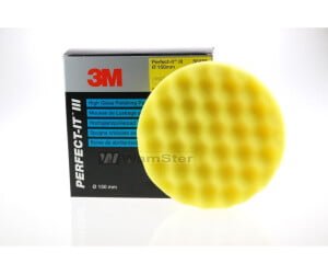 Capuchon de polissage en mousse jaune 3M50488 velcro diam-150 pc