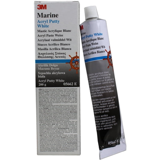 Mastic de retouche pour bateau blanc 3M™ 05662 Blanc 200cc