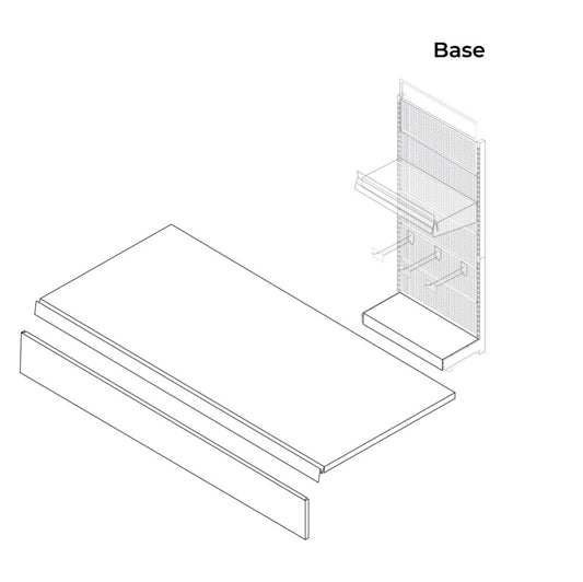 Base completa para expositor 00030