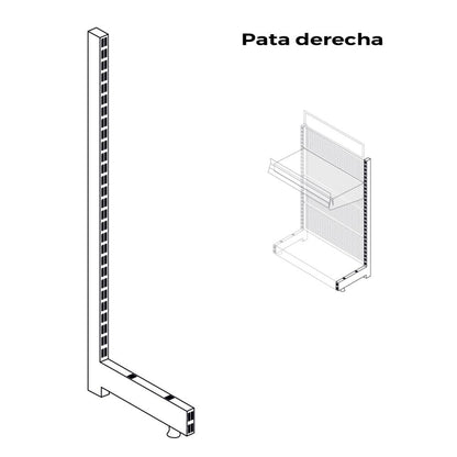 Pata derecha para expositor 00036