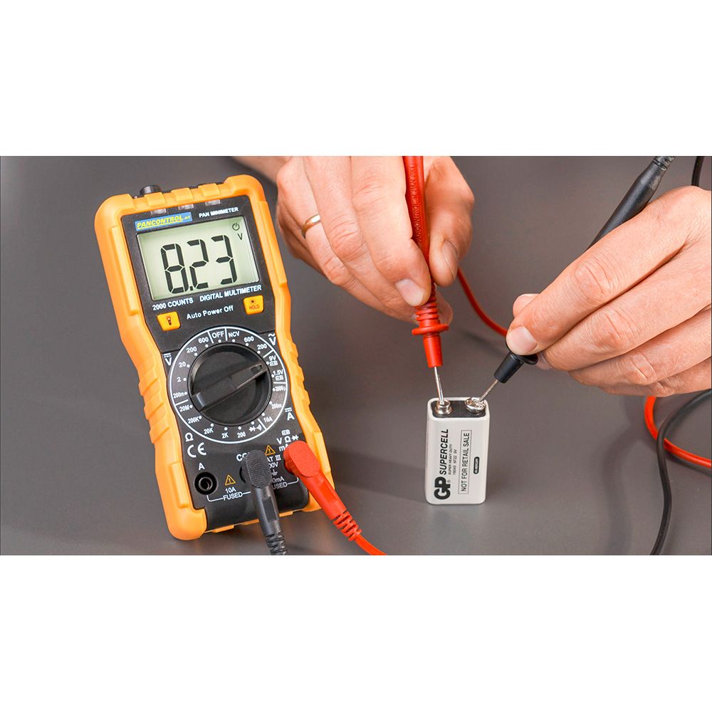 Multímetro digital cat iii 600v pan minimeter