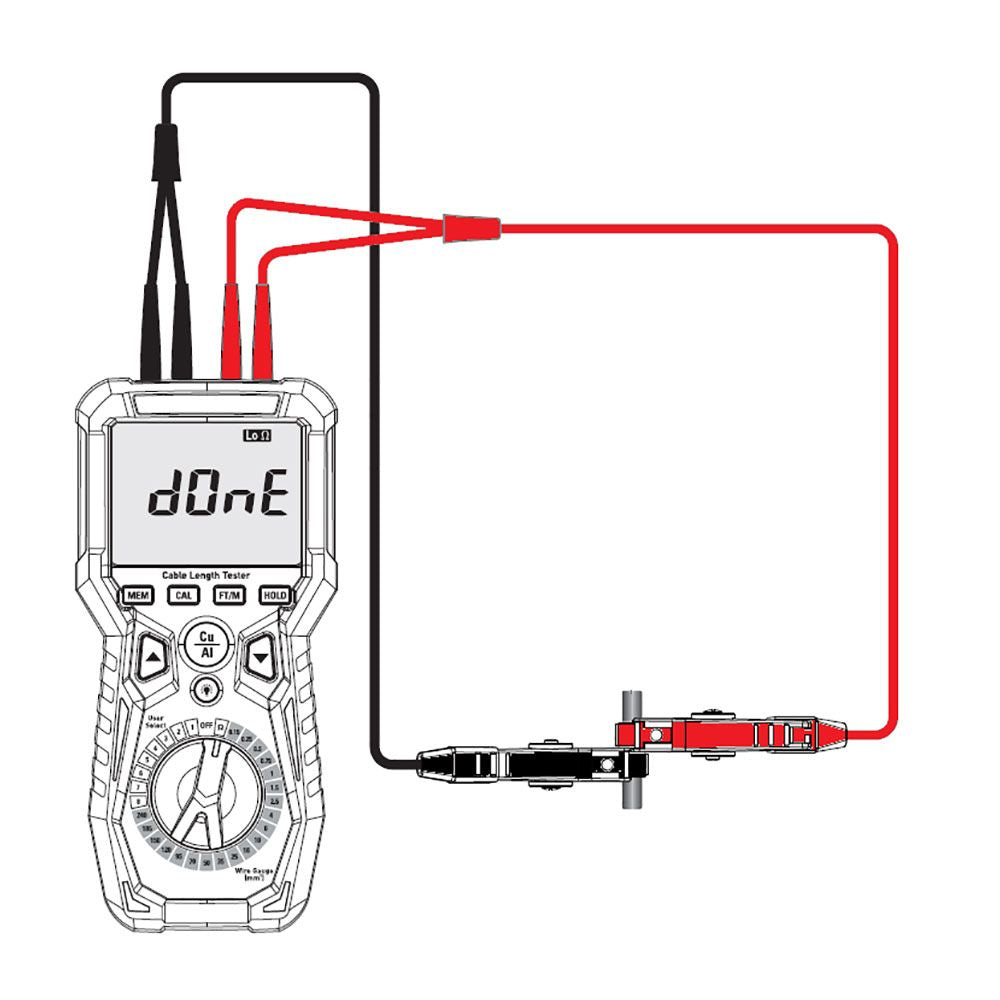 Medidor de longitud de cable pan klm30r pancontrol