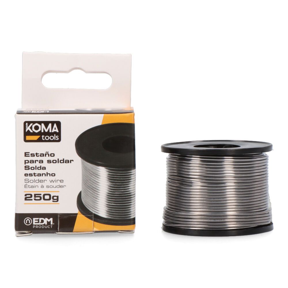 Carrete estaño 250g 60% 1mm koma tools