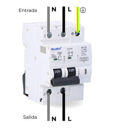 Iga 2p 32a c 10ka - protector de sobretension permanente segun normativa en-50550 y transitorio 5-15ka 275v