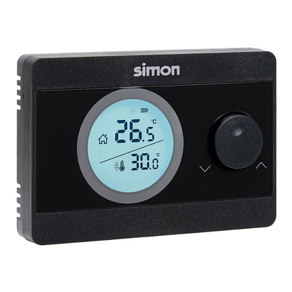Termostato digital on/off, negro