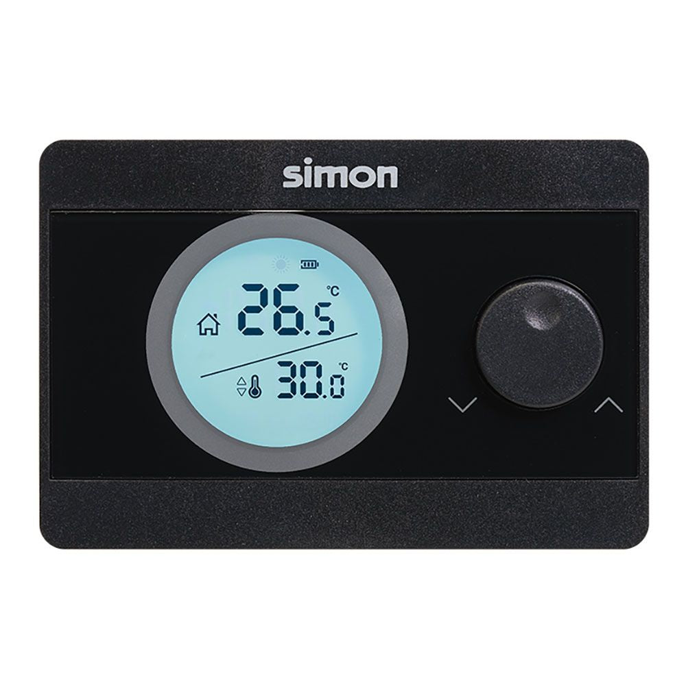 Termostato digital on/off, negro