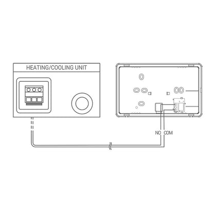 Termostato digital con programación semanal, negro