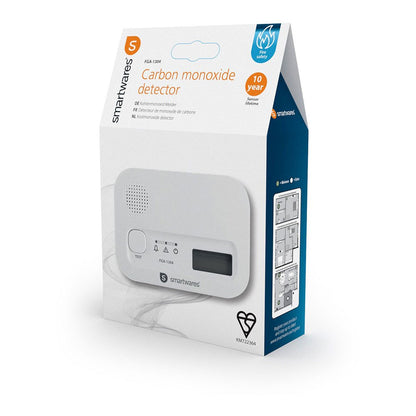 Detector blanco de monóxido de carbono, 85 db
