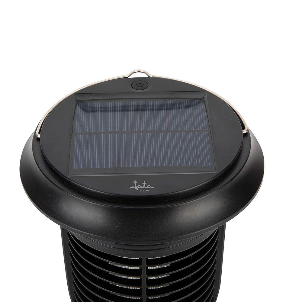 Atrapa mosquitos para interior/exterior y lámpara solar, 5w - 40 m² - ø16,5 x 21,5 cm