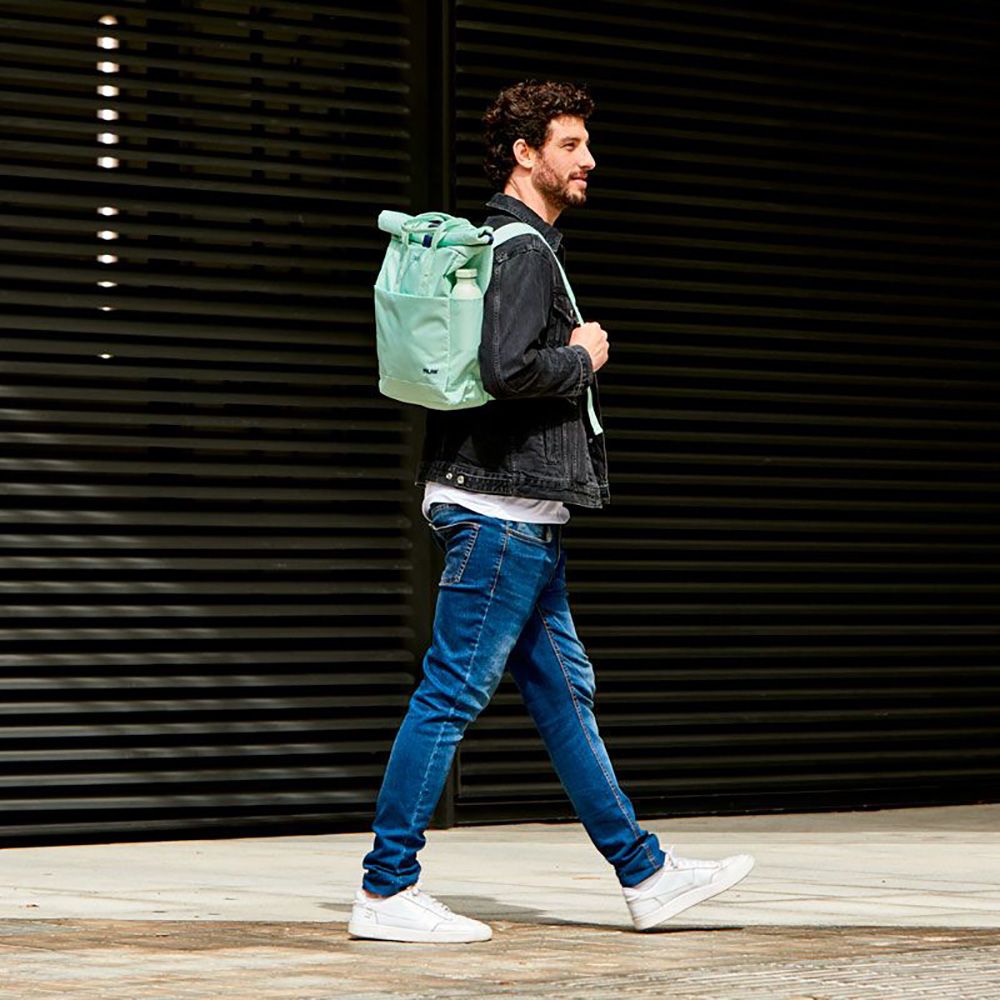 Mochila urbana con cierre superior enrollable 10 l. serie 1918, verde