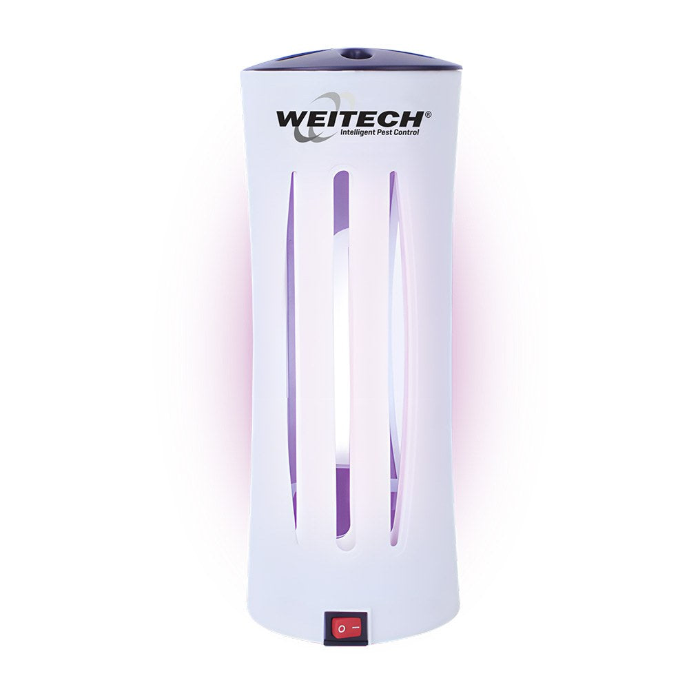 Atrapa insectos voladores con luz uv y trampa adhesiva, 9 w, ø12 x 29,7 cm