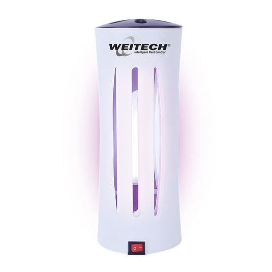Atrapa insectos voladores con luz uv y trampa adhesiva, 9 w, ø12 x 29,7 cm
