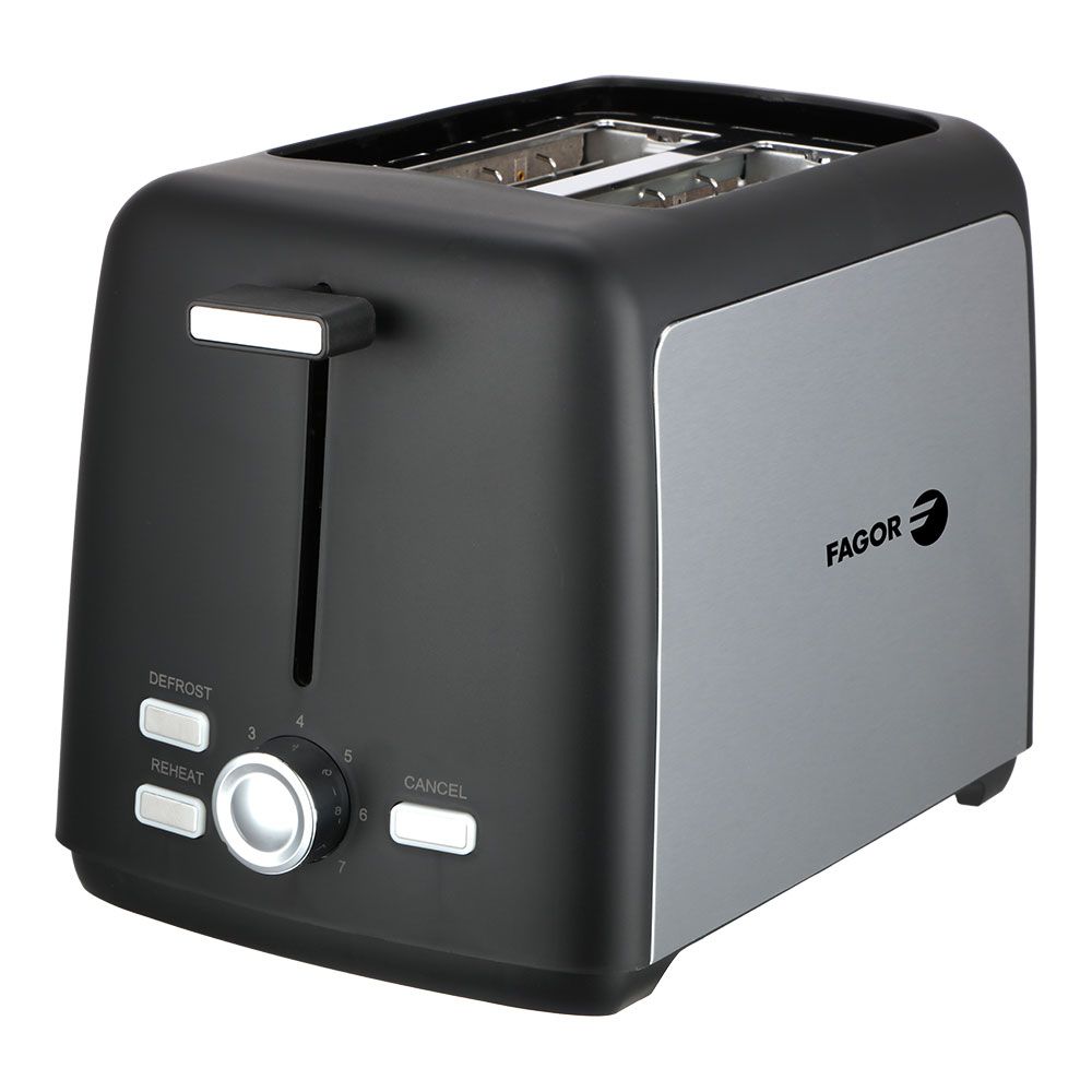 Tostador toastpro 2 ranuras 800 w