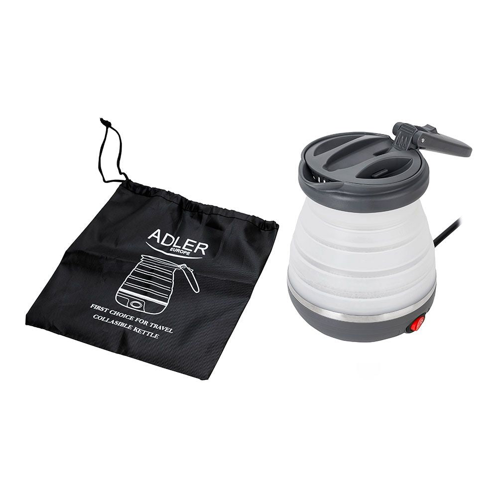 Hervidor portátil plegable de silicona ad 1279, 750 w, 0,6 l
