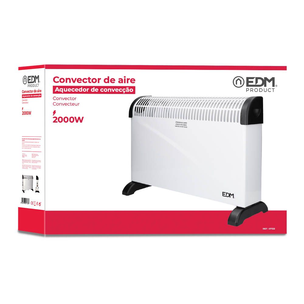 Convector de aire modelo básico 2000 w