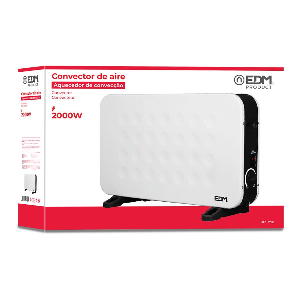 Convector de aire modelo standard 2000 w