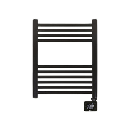 Radiador / toallero eléctrico 400 w con temporizador negro