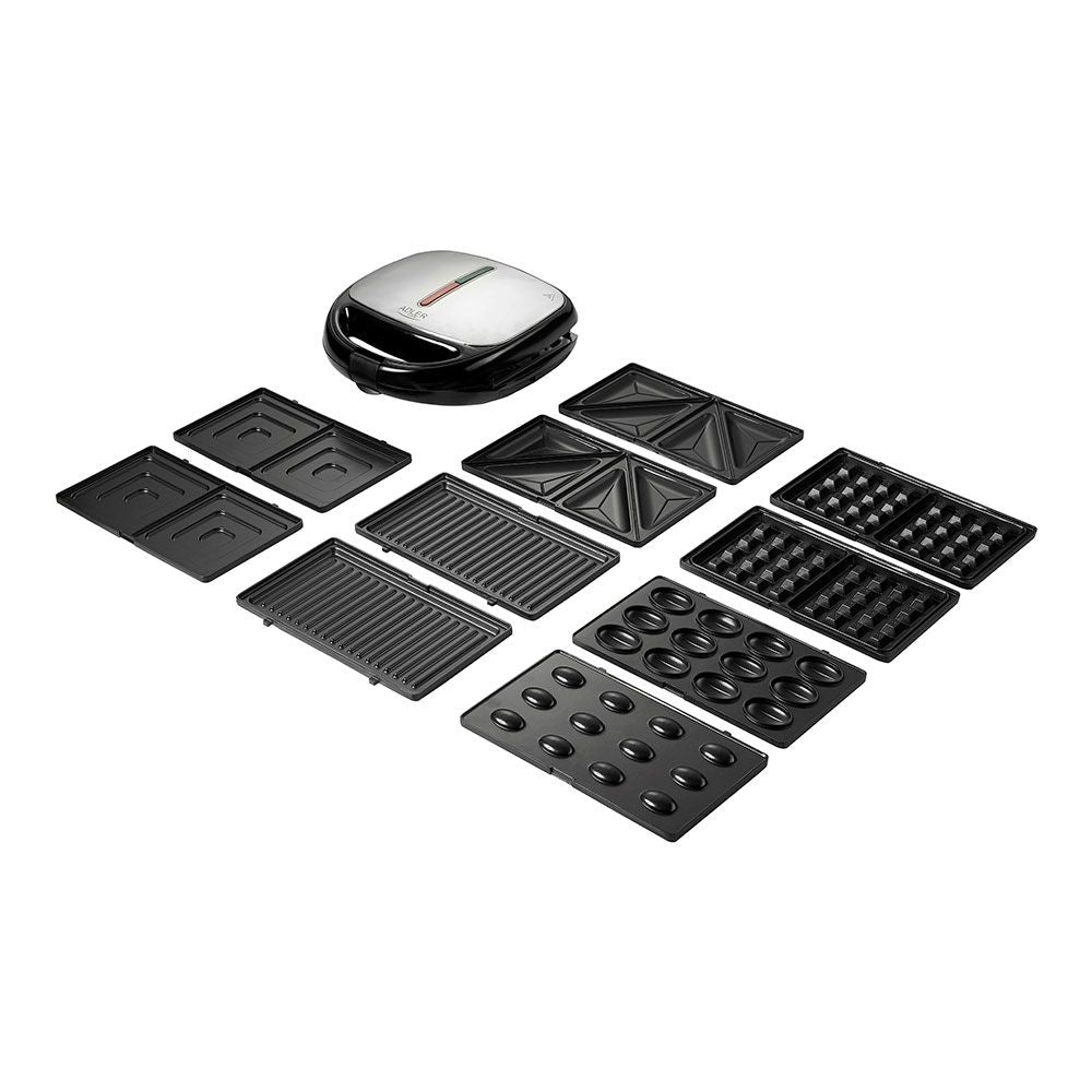 Sandwichera multifunción 5 en 1 ad 3040 1200 w