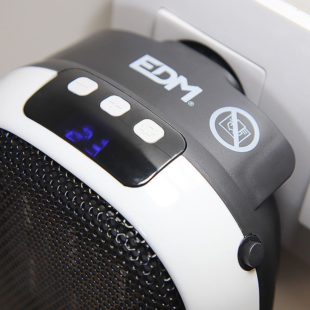Mini calefactor cerámico de enchufe 700 w