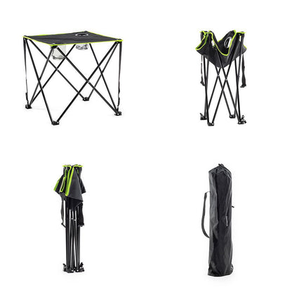 Mesa de camping plegable textil con funda cafolby