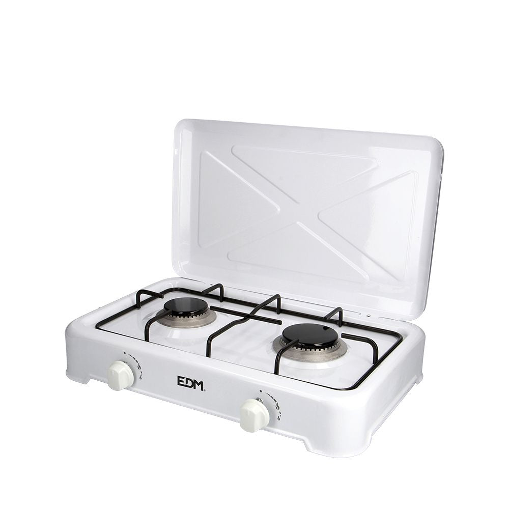 Cocina de gas esmaltada 2 fuegos