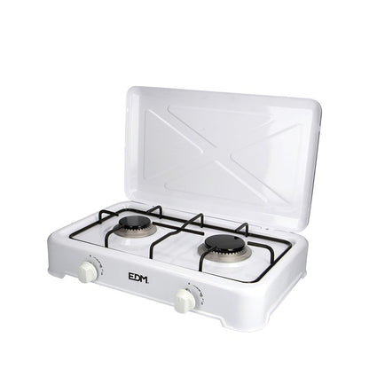 Cocina de gas esmaltada 2 fuegos