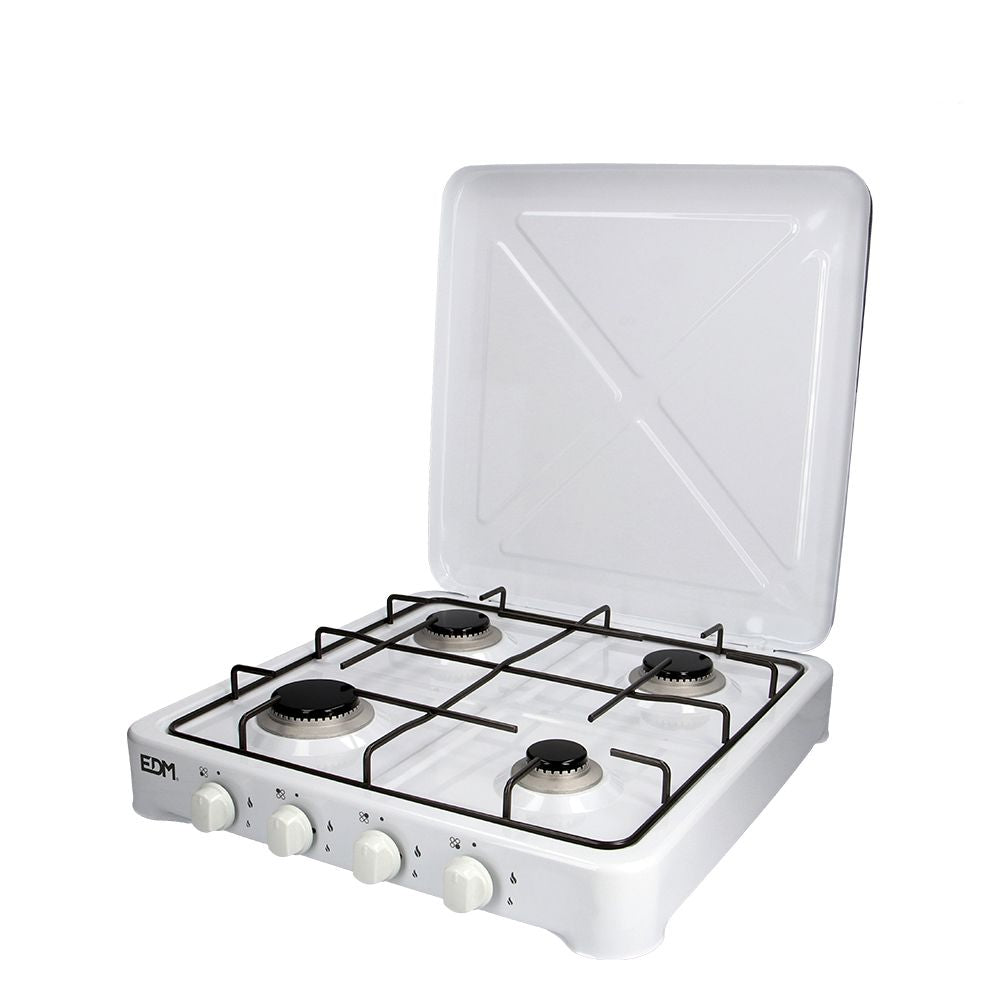 Cocina de gas esmaltada 4 fuegos