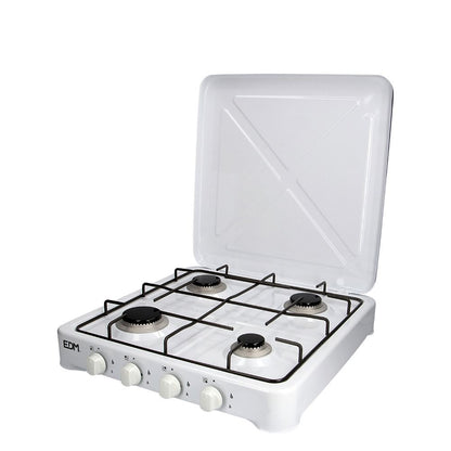 Cocina de gas esmaltada 4 fuegos