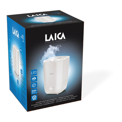 Humidificador a ultrasonidos y difusor de esencias silencioso 23 w