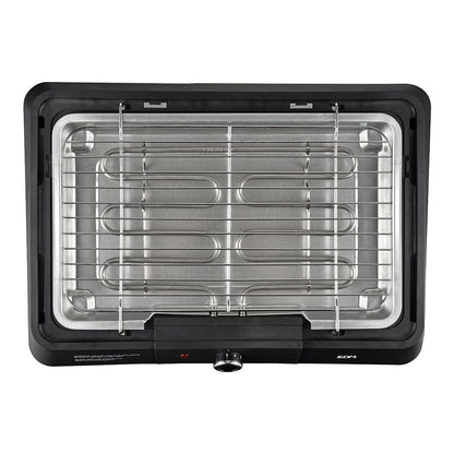 Barbacoa eléctrica negra, 2200 w