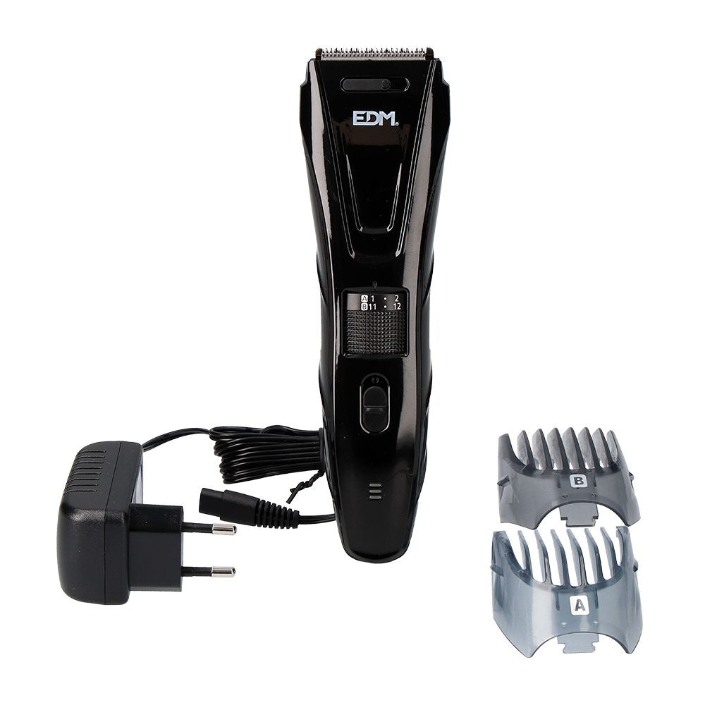 Maquina corta cabellos recargable 10 w edm